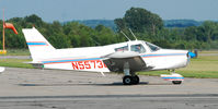 N55730 @ KDAN - 1973  Piper PA-28-140 in Danville Va. - by Richard T Davis