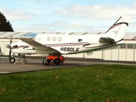 N890LG @ NZAR - For once outside of its hanger. - by magnaman