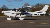 G-JBRN @ EGLK - Smart Cessna Skylane visiting Blackbushe on 6th February 2008 - by Michael J Duffield