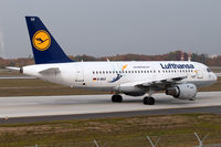 D-AILU @ EDDF - Lufthansa D-AILU Verden aka Lu the crane taxiing twds. Terminal 1 after Rwy25R arrival at FRA - by Thomas M. Spitzner
