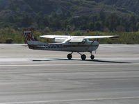 N696NS @ SZP - 1968 Cessna 150H 'North Star', Continental O-200 100 Hp, landing roll Rwy 22 - by Doug Robertson