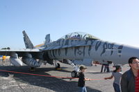 164886 @ KMCF - F-18 Hornet on display at MacDill Air Fest - by Jim Donten