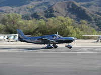 N8087B @ SZP - 1982 Piper PA-32-301 SARATOGA 'SARA TOGA', Lycoming IO-540-K1G5 300 Hp, landing roll Rwy 22 - by Doug Robertson