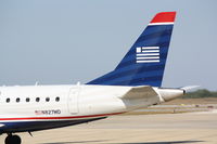 N827MD @ KSRQ - US Air Flight 3396 operated by Republic (N827MD) prepares for flight at Sarasota-Bradenton International Airport - by Jim Donten