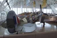 N614VC @ KPAE - Supermarine Spitfire F Mk Vc at the Flying Heritage Collection, Everett WA