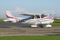 G-RJCC @ EGSV - About to park at Old Buckenham. - by Graham Reeve