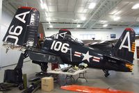 N800H @ KPAE - Grumman F8F-2 Bearcat (minus engine) at the Historic Flight Foundation, Everett WA - by Ingo Warnecke