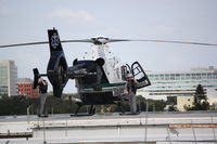 N163BF @ FA23 - Bayflite 2 (N163BF) prepares for departure from the roof of Sarasota Memorial Hospital - by Jim Donten
