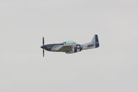 N351DT @ KMCF - P-51 Mustang Crazy Horse (N351DT) performs at MacDill Air Fest - by Jim Donten