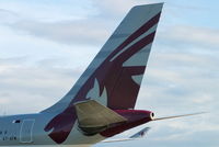 A7-AFM @ EGCC - Qatar Airways - by Chris Hall