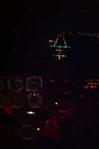 G-RIZZ @ EGTC - Night approach into EGTC - by Mike Hannaford