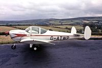 G-ATWP @ EGLA - Alon A-2 Aircoupe [A-188] Bodmin~G 15/09/1976. Image taken from a slide. - by Ray Barber