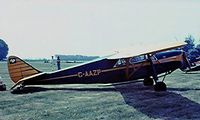 G-AAZP @ EGTH - De Havilland DH.80A Puss Moth [2047] Old Warden~G 30/06/1974. Earlier colour scheme image taken from a slide although not the best of images. - by Ray Barber