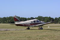 N7818N @ X36 - Piper Cherokee (N7818N) lands at Buchan Airport - by Jim Donten