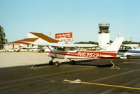 N63513 @ EWN - 1975 Cessna 150M, N63513, at Coastal Carolina Regional Airport (previously named Craven County Regional Airport) at New Bern, NC - by scotch-canadian