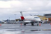 N877RF @ KBLI - Bombardier BD-100-1A10 Challenger 300 at the Bellingham Intl. Airport, Bellingham WA