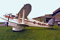 4R-AAI @ EGDT - De Havilland DH.89A Dragon Rapide [6736] Wroughton~G 29/06/1986. Although marked G-ALXT this was only from 24/01/1950 to 07/1951. Now preserved with the Science Museum Wroughton  where this was displayed. - by Ray Barber