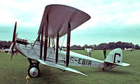 G-EBIR @ EGTH - De Havilland DH.51 [102] Old Warden~UK 11/07/1982. Named *Miss Kenya*. Image taken from a slide. - by Ray Barber