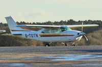 G-TOTN @ EGTF - 1977 Cessna 210M, c/n: 210-61674 - by Terry Fletcher