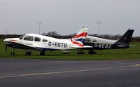 G-EGTB @ EGTB - Ex: N47450 > G-BPWA > G-EGTB - Originally owned to, Hamilton Compass Aviation Ltd in April 1989 as G-BPWA to, Airways Aero Association Ltd January 2004 as G-EGTB. Currently owned to, A.A. & C Ltd since Dec 2011 - by Clive Glaister