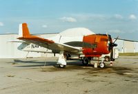 N242J @ MGJ - 1952 North American T-28B, N242J, at Orange County Airport, Montgomery, NY - by scotch-canadian