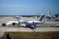 F-GHPY @ EGKK - Scanned from original slide taken early September 1994 at London Gatwick Airport - by Neil Henry