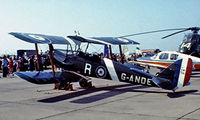G-ANDE @ EG18 - De Havilland DH.82A Tiger Moth [85957] RAF Bassingbourn~G 28/05/1978. Image taken from a slide. - by Ray Barber