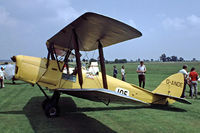 G-ANDE @ EGTH - De Havilland DH.82A Tiger Moth [85957] Old Warden~G 11/07/1982. Image taken from a slide. - by Ray Barber