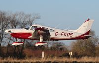 G-FKOS @ EGSV - Depating from Old Buckenham. - by Graham Reeve