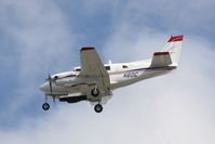 N60C @ KSRQ - Beechcraft King Air 90 (N60C) on approach to Sarasota-Bradenton International Airport - by Jim Donten