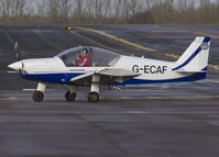 G-ECAF @ EGSH - Arriving at SaxonAir. - by Matt Varley