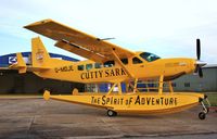 G-MDJE @ EGHH - Just resprayed at Airtime Paints, Bournemouth - by John Coates