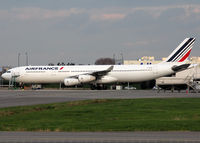 F-GLZC @ LFBO - Parked at Air France facility in new c/s for maintenance... - by Shunn311