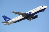 N535JB @ KSRQ - JetBlue Flight 346 Estrella Azul (N535JB) departs Sarasota-Bradenton International Airport enroute to John F Kennedy International Airport - by Jim Donten