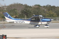 N725AS @ KSRQ - Cessna Skylane (N725AS) taxis at Sarasota-Bradenton International Airport - by Jim Donten