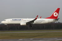 TC-JGT @ EDDL - Turkish Airlines, Boeing 737-8F2 (WL), CN: 34417/2009, Aircraft Name: Avanos - by Air-Micha