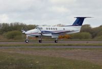 G-WATJ @ EGFH - Visiting Beech B200GT Super King Air of Saxonhenge Ltd departing on Runway 22. De-registered 25 July 2012. - by Roger Winser