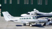 EC-EMH @ LEMG - This Cessna looks a bit sorry for itself. N444WA Aero commander is in the background - by Guitarist
