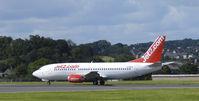 G-GDFE @ EGPH - Jet2 B737-300 arrives at EDI from PMI On flight  EXS718 - by Mike stanners