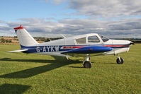 G-AYKW @ X5FB - Piper PA-28-140 Cherokee. Fishburn Airfield UK, October 2012. - by Malcolm Clarke