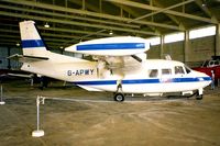 G-APWY @ EGDT - Piaggio P-166 [362] (Marconi Avionics) Wroughton~G 29/06/1986 - by Ray Barber