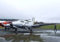 C-FBCF - PacAero Tradewind (started life as a Beechcraft Expeditor 3NM) at the British Columbia Aviation Museum, Sidney BC