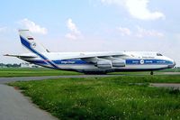 RA-82074 @ LKPR - Antonov An-124-100 Ruslan [9773051459142] (Volga Dnepr Airlines) Prague-Ruzyne~OK 07/05/2002 - by Ray Barber