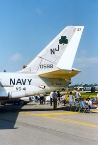 160598 @ SWF - Lockheed S-3A Viking, 160598, of VS-41 at the 1989 Stewart International Airport Air Show, Newburgh, NY - by scotch-canadian
