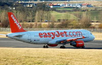 G-EZUH @ EGPH - Turning on to Rwy 24 for a Winter departure - by DavidBonar