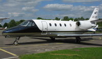LX-JCD @ EGLK - Citation Excel LX-JCD seen occupying the No. 1 slot on the ramp at Blackbushe on 18th May 2008 - by Michael J Duffield