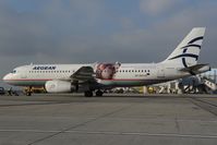 SX-DVU @ LOWW - Aegean Airbus A320 - by Dietmar Schreiber - VAP