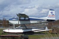C-FQRZ @ CAH3 - Cessna 182B on amphibious floats at Courtenay Airpark, Courtenay BC - by Ingo Warnecke