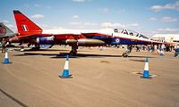 ZB615 @ EGVA - Sepecat Jaguar T.2 [B-38] (RAF) RAF Fairford~G 22/07/1995. - by Ray Barber
