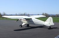 N35400 @ KVUO - Piper J5A Cub Cruiser at Pearson Field airfield, Vancouver WA